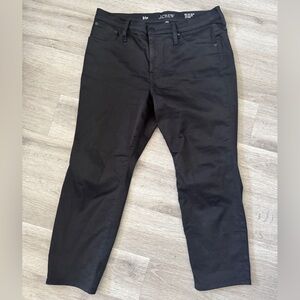 J. Crew Women’s Black Straight Leg Jeans